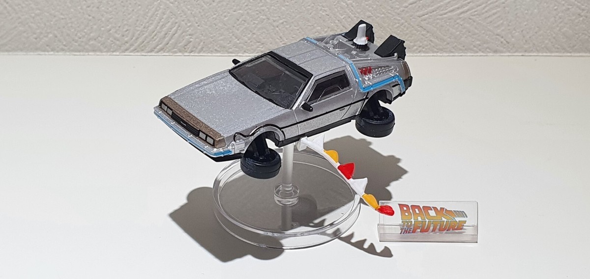 ■1/64【FUTURE　THEME　 SERIES　02】LED2COLOR 1/64 DMC Delorean Back to the Future II & custom float by MJ