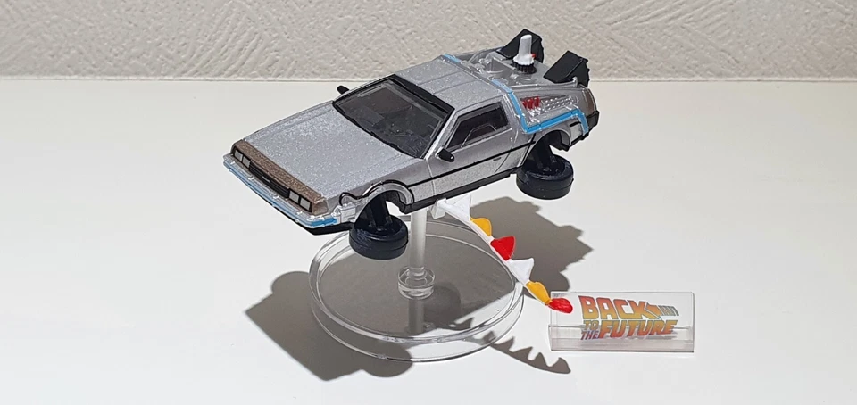 Approx. 1/64 Takara Tomy BACK TO THE FUTURE 2 DELOREAN Time Machine  Model - Image 2 of 4