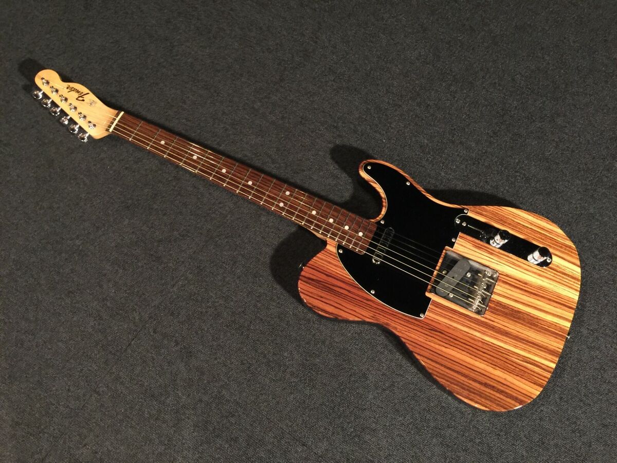 Used Fender Japan NAT MIJ Zebrawood Telecaster Good Used Fender Japan NAT MIJ Zebrawood Telecaster Good