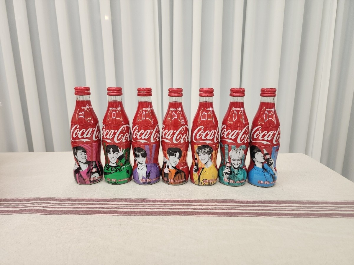 BTS×Coca Cola 缶バッジセット BTS☆Coca-Cola 缶 メンバーコンプリート 7缶セット韓国限定品