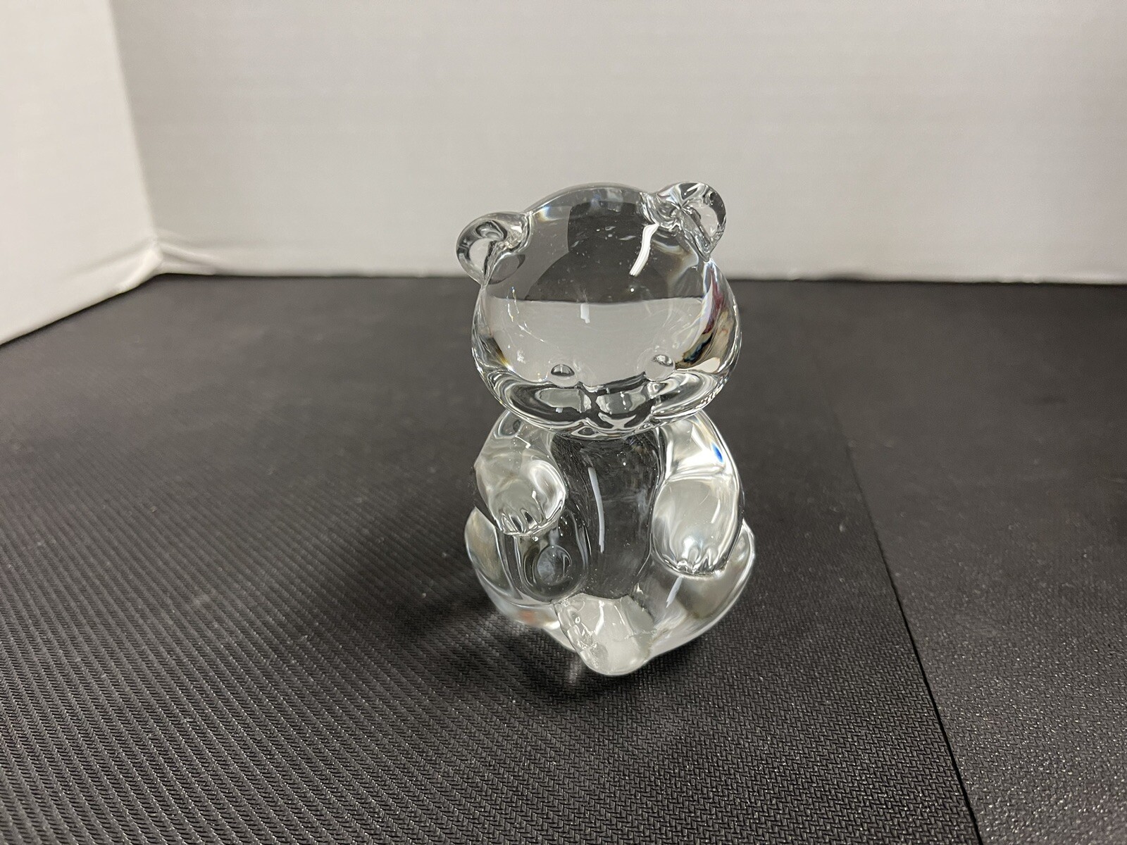 Vintage Fenton Glass Bear Figurine Glass Bear Paperweight Collectible