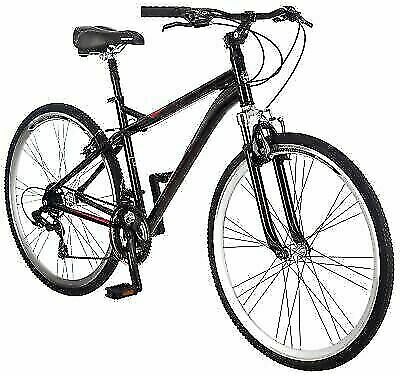 schwinn men's siro 700c hybrid bicycle black 18 inch frame Network 1 Bike, Mens and Womens Bike, 21-Speed Hybrid Bicycle, Aluminum Frame, Suspension Fork, Alloy Linear Pull Brakes, Adult : Sports & Outdoors Use Bike Schwinn 700c Hybrid Network 1.0