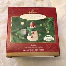 Hallmark Keepsake "Max" The Snowmen of Mitford Christmas Tree Ornament