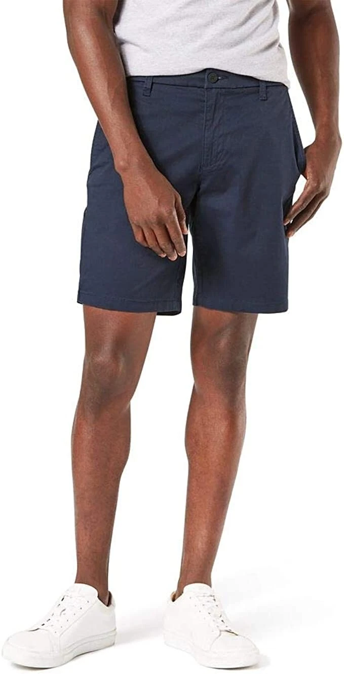 Dockers Men's Ultimate Straight Fit Supreme Flex Shorts - Black - 46 - NEW