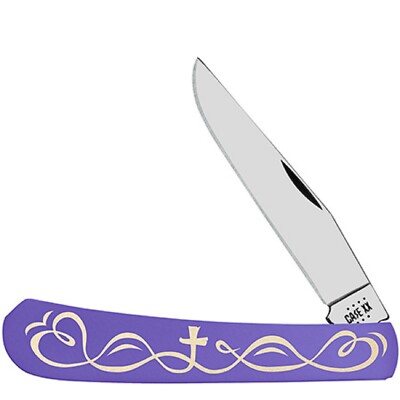 CASE XX KNIVES FAITH & LOVE CANVAS  EXECUTIVE TRAPPER ITEM #10960