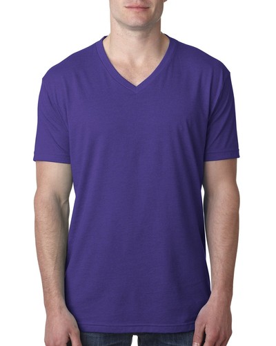 Next Level Apparel Men's CVC V-Neck Stylish T Shirt Casual Plain T-Shirt - 6240 - Picture 8 of 11