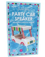 Floating Party Car Bluetooth Speaker for Pool, Waterproof Inflatable XPX7 7HRS