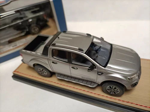 MK Trax Resina 1/43 Ford Ranger Wildtrak PickUp 2019 Argento - Foto 5 di 6