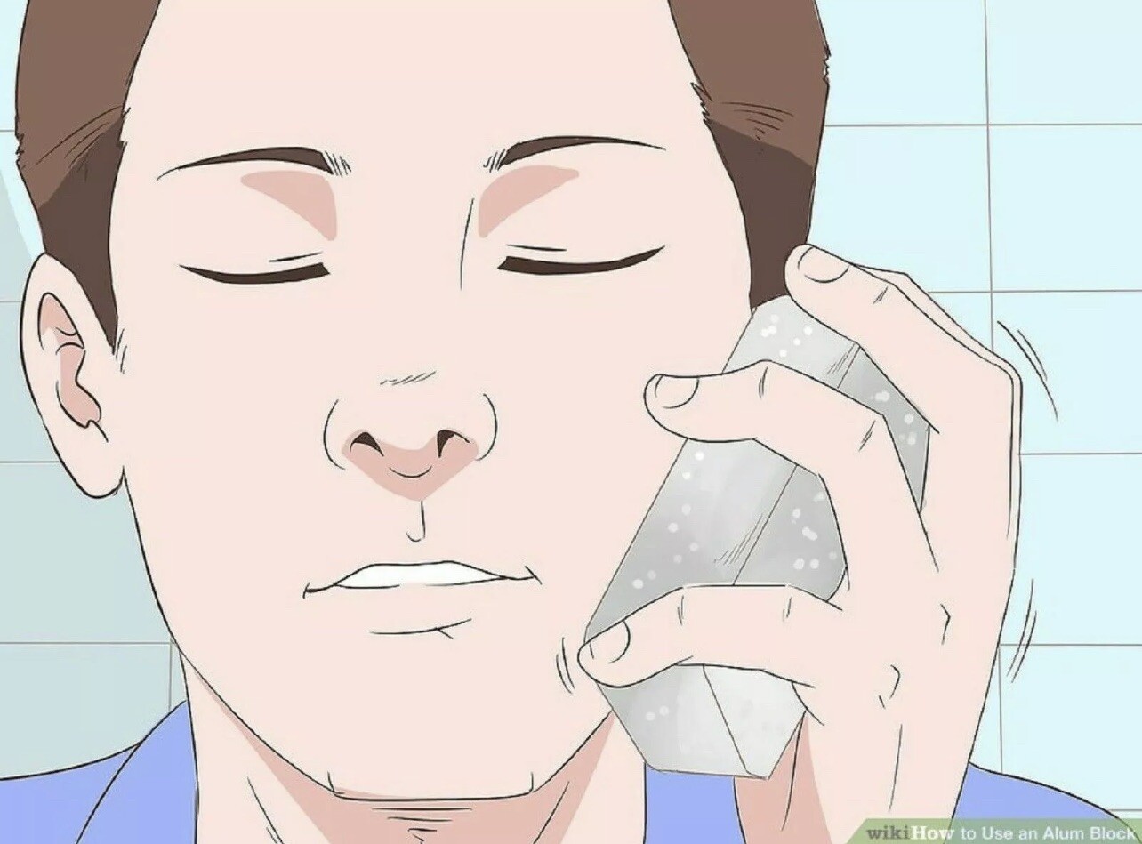 Alum Block Aftershave Shaving Aluminum Potassium Sulphate Deodorant