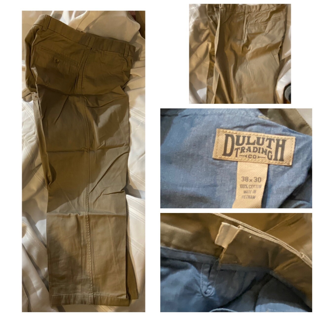 Duluth Trading Co Men’s Fire Hose Canvas Jeans  Work Lot 7 Pants 38 3 Shirts XL image 3