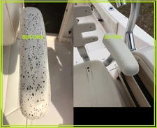 HELM SEAT ARM REST "REPAIR/RECONDITION" VINYL/PLASTIC DYE FOR GRADY WHITE