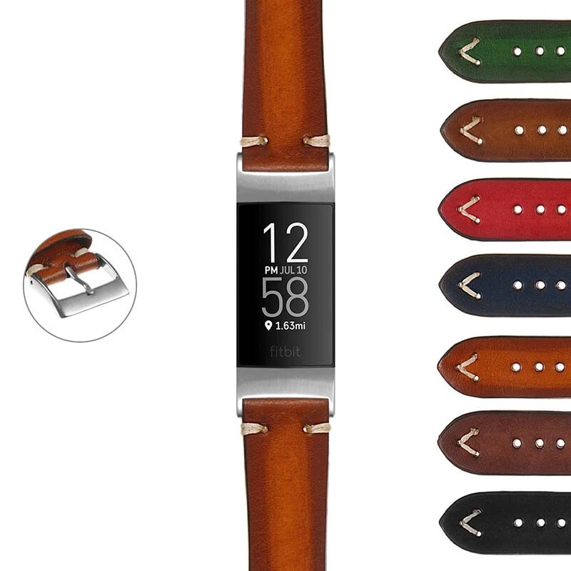 Leather fitbit charge 3 strap new arrivals