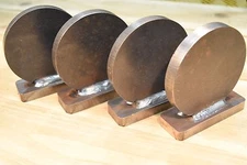 4" Standing Shooting Targets 1/2" AR500 Set of FOUR