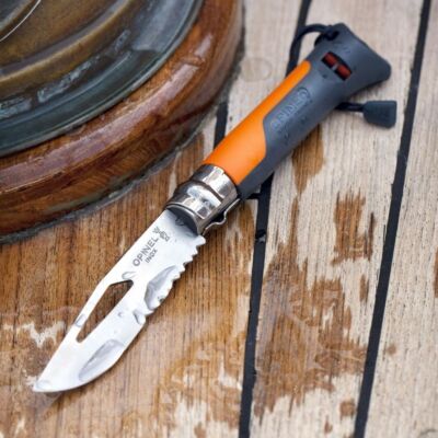 OPINEL FRANCE No.08 OUTDOOR SPORT ORANGE FOLDING KNIFE (002141) - BRAND NEW