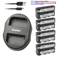 Kastar Battery Dual USB Charger for Sony NP-F550 CCD-SC55 CCD-TR12 CCD-TR3