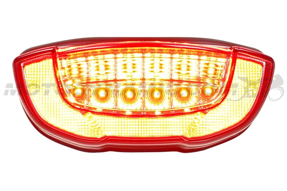 Luz trasera LED de señal secuencial de humo para Honda CBR650R CB650R 2019-2023 Foto 3 de 4