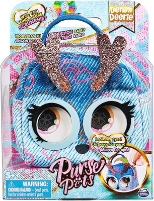Purse Pets Micros, Roarin' Rainbow Tiger Stilvolle kleine Geldbörse mit Augenrol