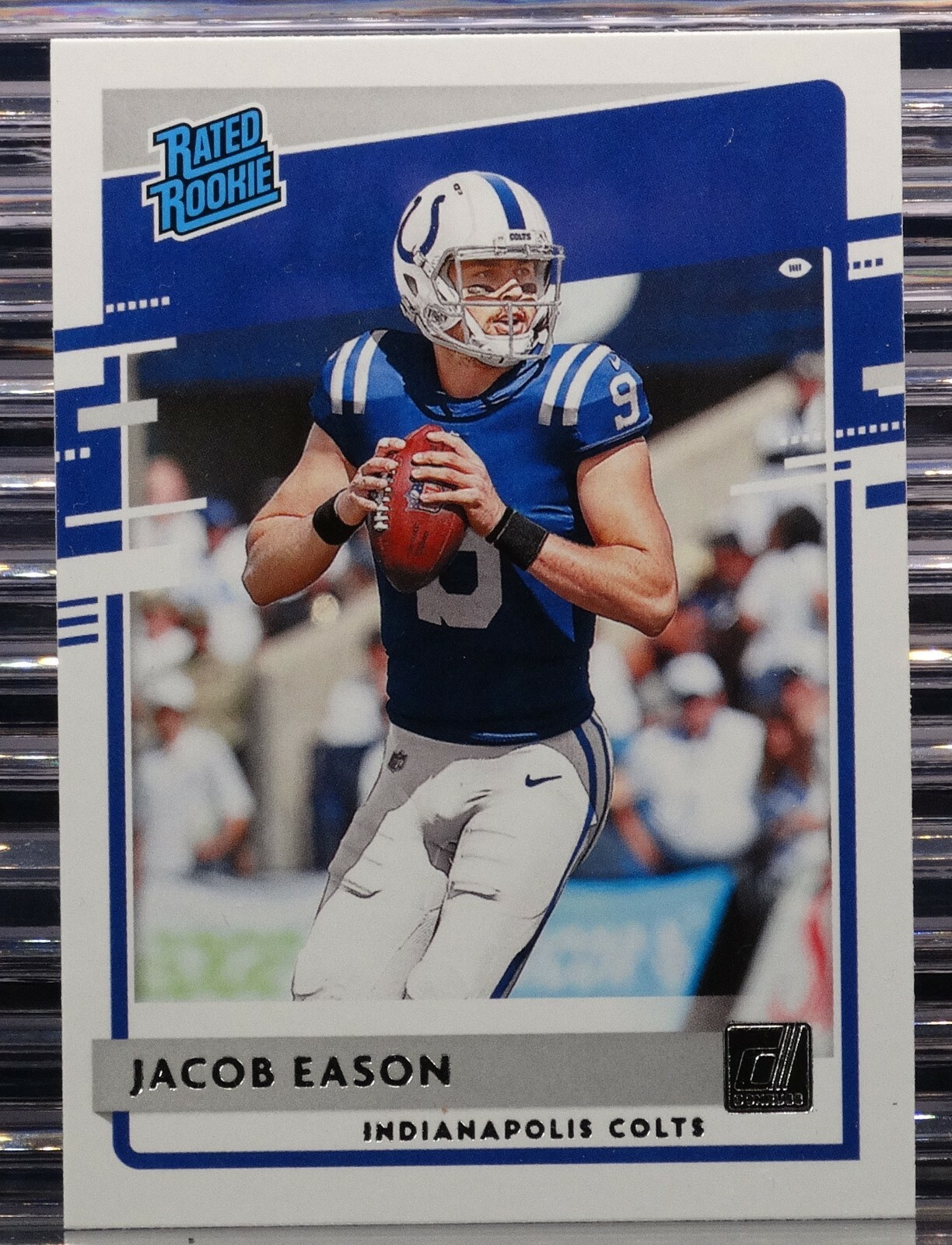 2020 Panini Donruss Football Jacob Eason Rated Rookie #312Â Colts RC