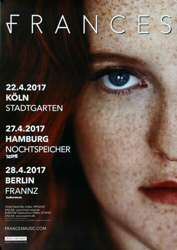 Frances - Let It Out, All Cities 2017 | Konzertplakat | Poster-image