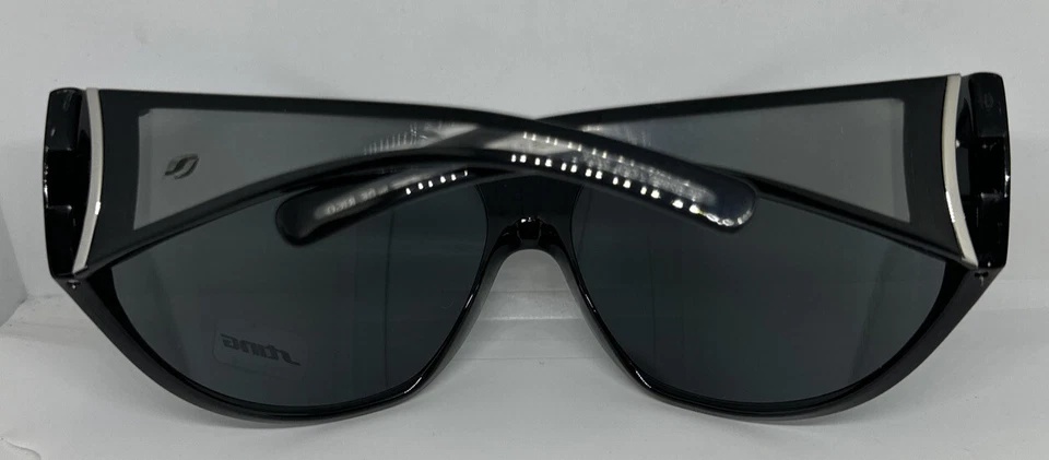 NEW Vintage STING SS 6299 Shield Sunglasses  Italy Oversized Shades Black /Clear - Image 4 of 4