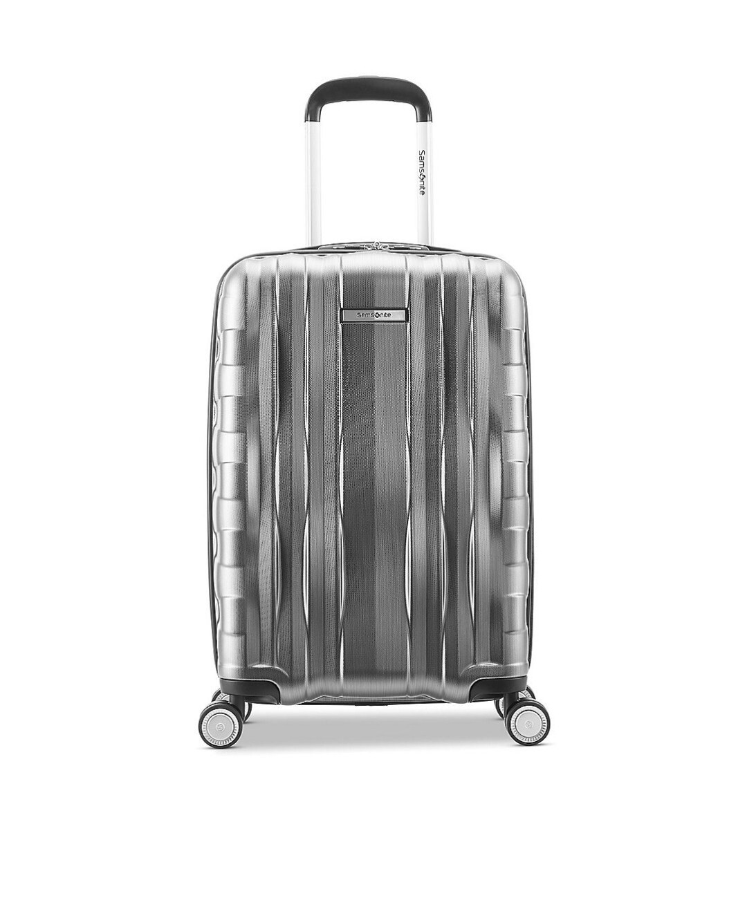 Samsonite Ziplite 5 Hardside Carry on Luggage Spinner Silver 20" 279.