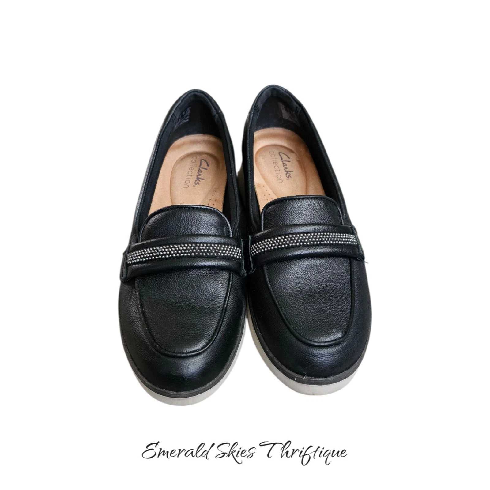 Mocassini Clarks Collection x Jane & Courtney in pelle Zylah neri