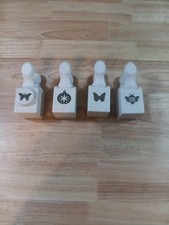Lot of 4 Martha Stewart Crafts Paper Punch Butterflies Bees Scrapbooking