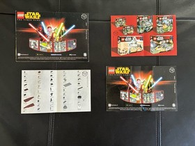 LEGO Star Wars Lot of 4 Instructions Manuals for Sets 7250 7255 7654 7655