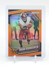 BRIAN ROBINSON JR 2025 PANINI PRIZM ORANGE #141 /249 COMMANDERS Q6707