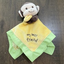 Garanimals Lovey Monkey Baby Security Blanket My Best Friend Pristine Unused