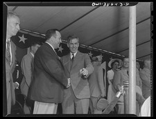Franklin D Roosevelt Harry S Truman 1940s Handshake Political Ceremony