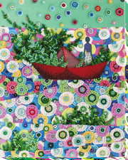 Bead Embroidery Kit "Spring is coming - spring is the way " Stitching Handmade