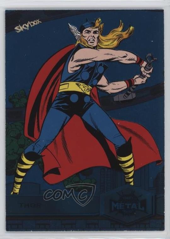 2022 Marvel Metal Universe Spider-Man Turquoise Light FX 14/50 Thor #189 1u0