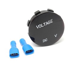 Waterproof LED Voltmeter Meter with Nylon Retaining Nut for Easy Installation