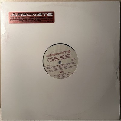 Arsonists We Be About / Self-Righteous 12  2001 EX Matador Promo