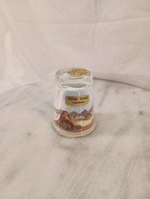 Vintage Painted Desert Sands Hand Made by an American Indian Glass Colored Sand