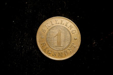 DENMARK. SKILLING RIGSMONT 1869. KM 774. Choice.