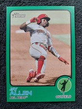 2022 Topps Heritage Minor League Edition Green Border /75 Jay Allen #138
