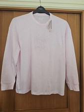 Bnwt Victoria's Secret Ladies Pink Pyjama Top Size 12/14