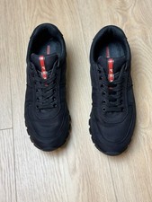 Prada Linea Rossa Technical Fabric Trainers Black – UK 6 / EU 39 – Authentic