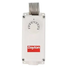 Dayton 6Edy5 Line Volt Mechanical Tstat, Heat/Cool, 30-100 Degrees F, 24 To