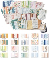 500 Sheets Vintage Scrapbook Paper Set, Aesthetic DIY Art Crafts Supplies