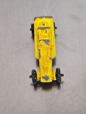 Vintage Tootsietoy Yellow Wedge Dragster Made in USA
