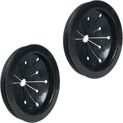 2 Pack Rubber Garbage Disposal Splash Guard Sink Baffle 2PCS 
