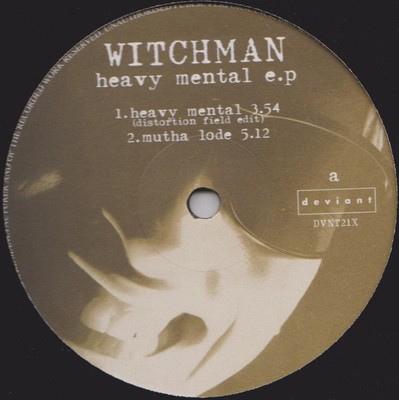 Witchman - Heavy Mental EP (12'', EP) (Very Good (VG)) - 3483988293