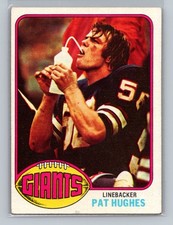 1976 Topps #117 Pat Hughes New York Giants