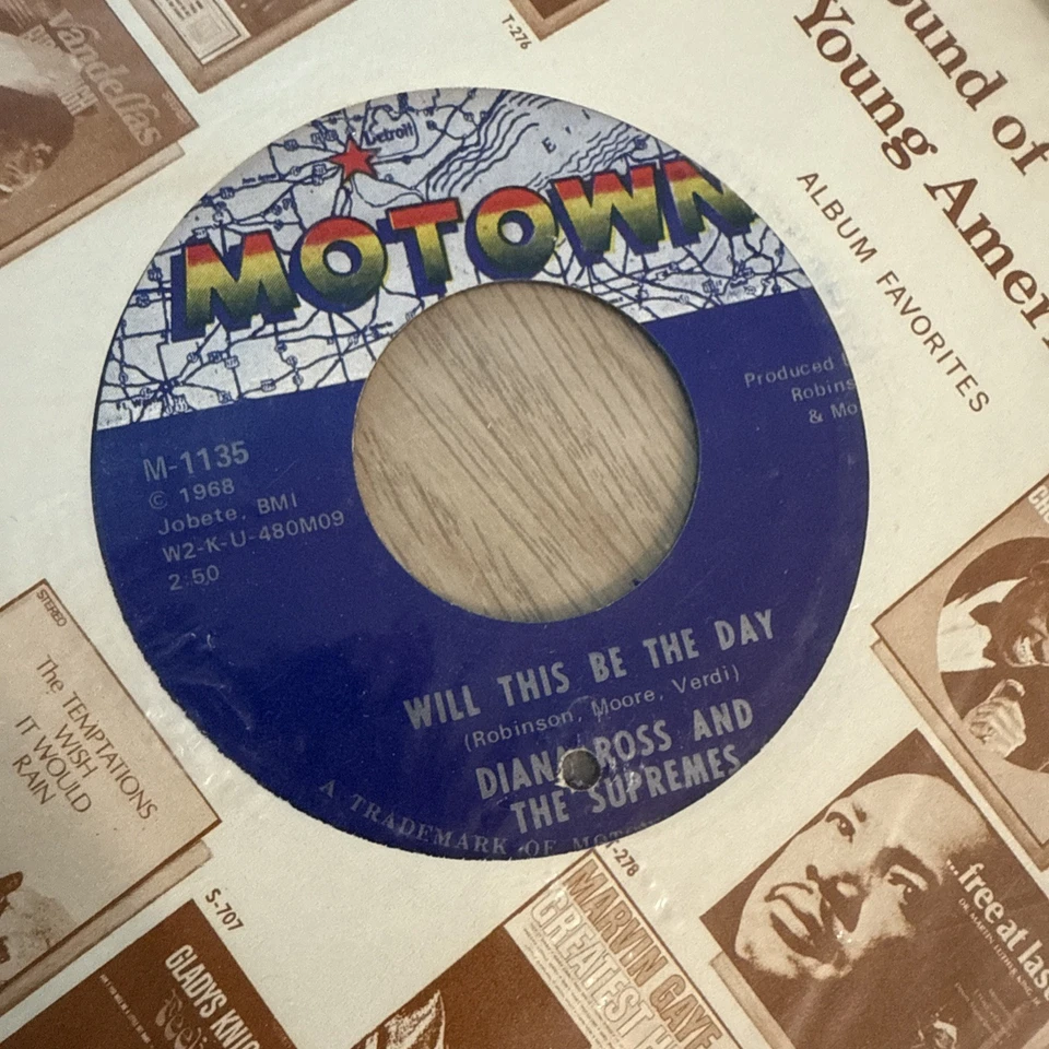Diana Ross & The Supremes: "Love Child/ Will This Be The Day" 1968 Motown Sealed Foto 3 de 3