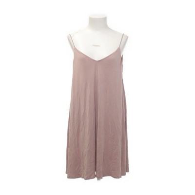 H&M Basic, Kleid, Größe: S, Pink, Modal/Polyester/Elasthan, Einfarbig #BmB