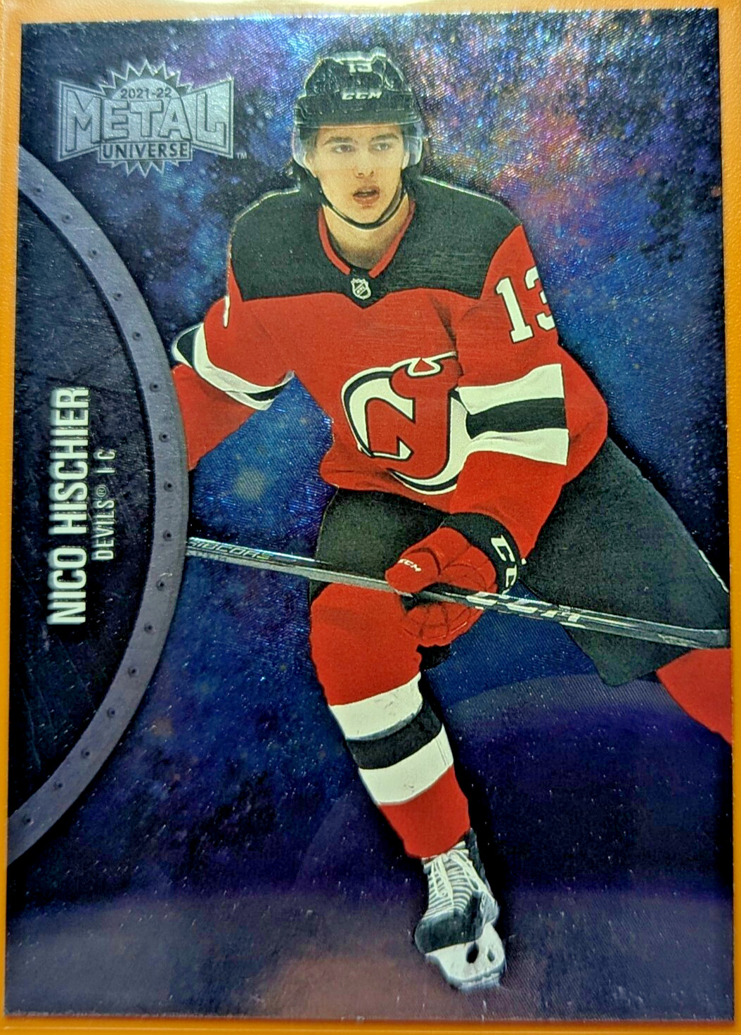 2021-22 Skybox Metal Universe #16 Nico Hischier
