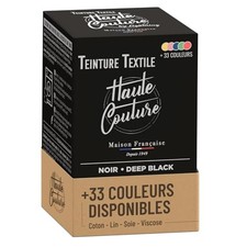 Haute Couture - Teinture Textile Noir Intense - 350g Tout-en-un - Prêt à l'em...